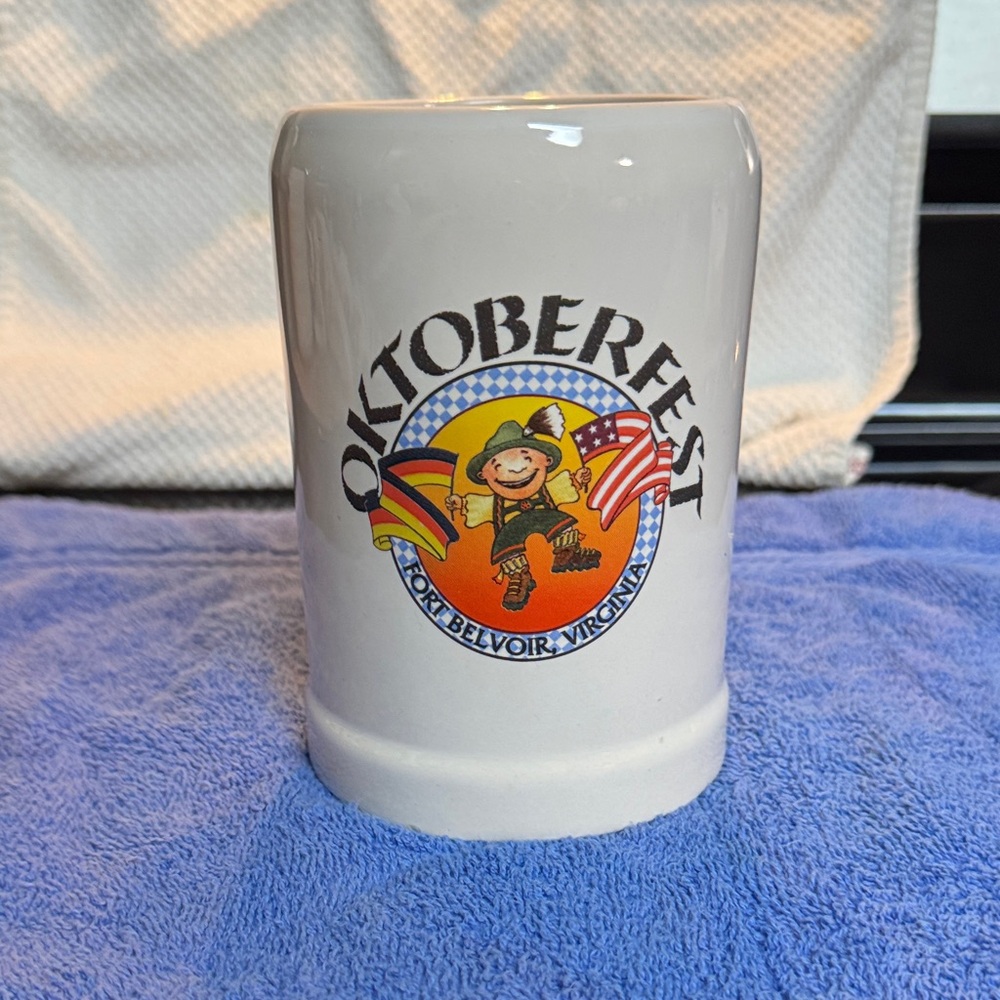 Oktoberfest Ceramic Beer Stein Port Belvoir, Virginia